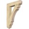 Ekena Millwork Olympic Arts & Crafts Rough Sawn Bracket, Douglas Fir, 6"W x 32"D x 44"H BKT06X32X44OLY03RDF - alternate 1